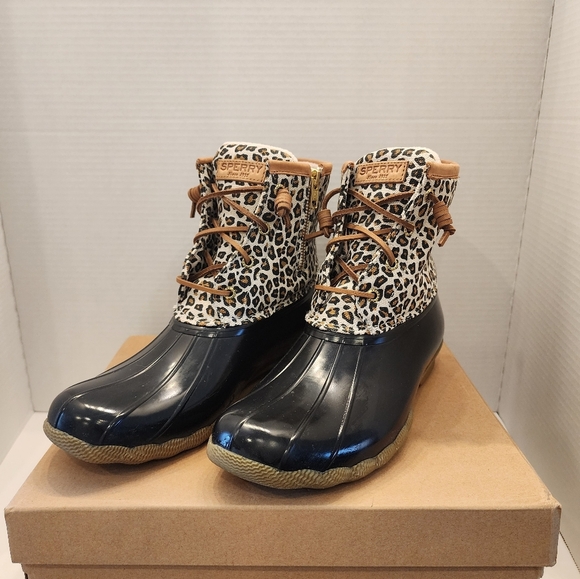 Sperry Cheetah duck boots - Picture 2 of 6